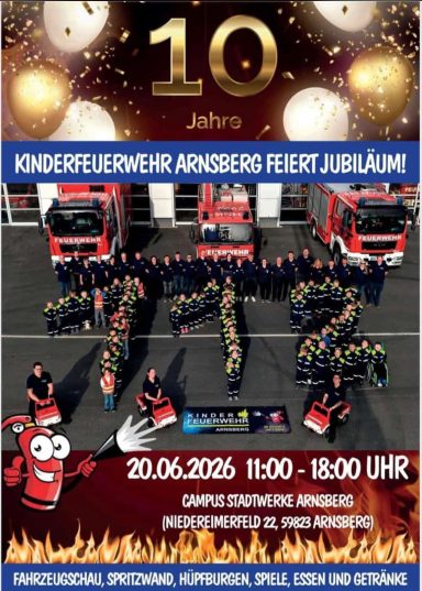 Die Kinderfeuerwehr feiert!