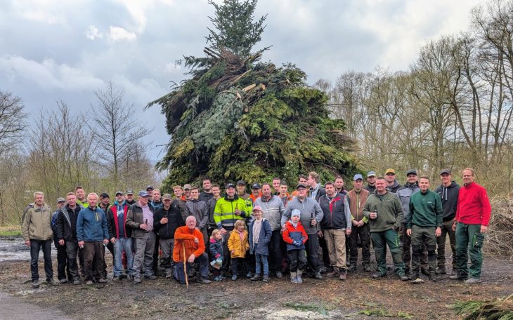 Osterfeueraufbau 2026 Osterfeueraufbau 2026